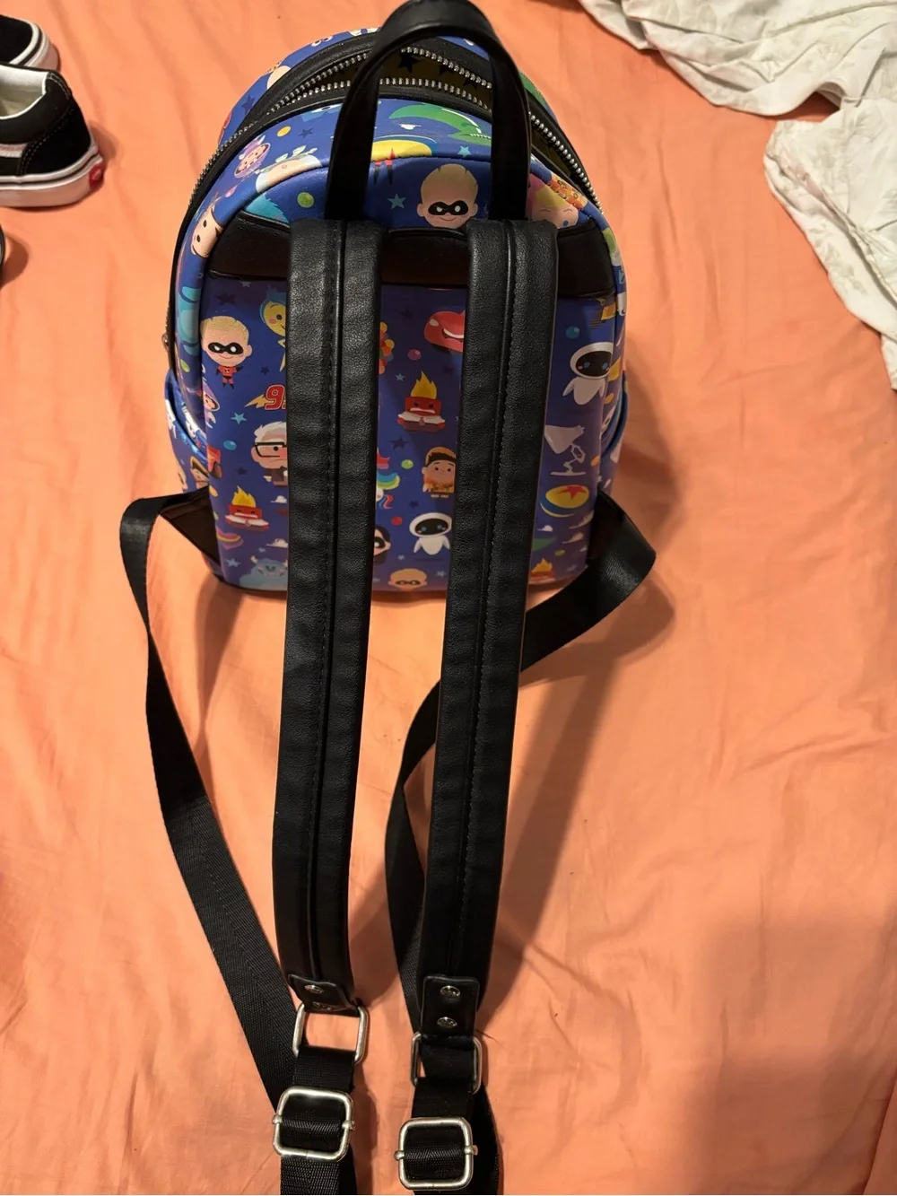 Loungefly Blue Disney Pixar Character Mini Backpack
